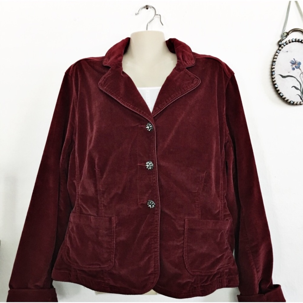 Vintage KIKIT Velour Blazer